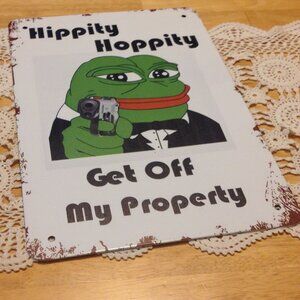 Distressed, vintage look -  Trespassing Notice